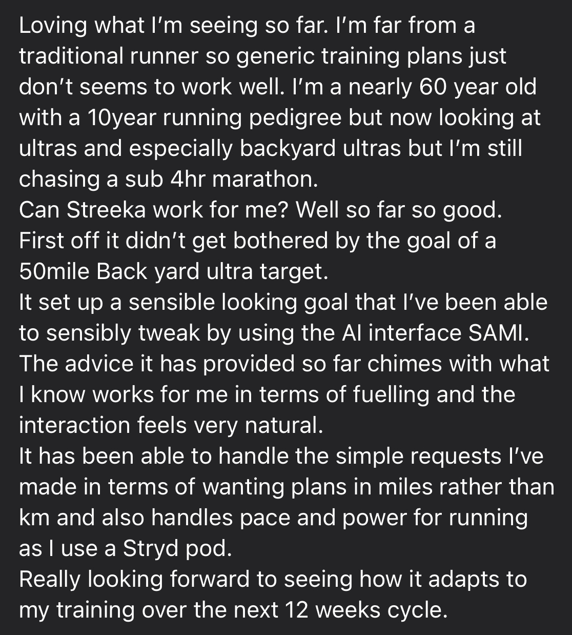 Customer testimonial 5